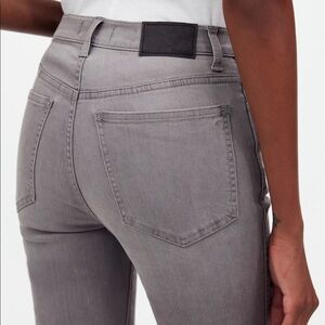 Madewell gray wash the perfect vintage jean.